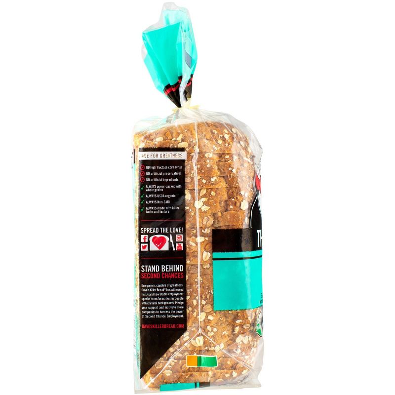 Dave's Killer Bread Sprouted Whole Grains Thin Sliced Bread - 20.5oz