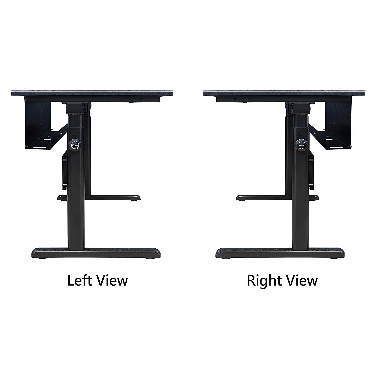 Thermaltake Tt Gaming Level 20 Gt Battlestation Computer Gaming Desk, Adjustable Heights, Scratch Resistant Surface, Full-Sized Desk Mat, GD-LBS-BRHANX-01