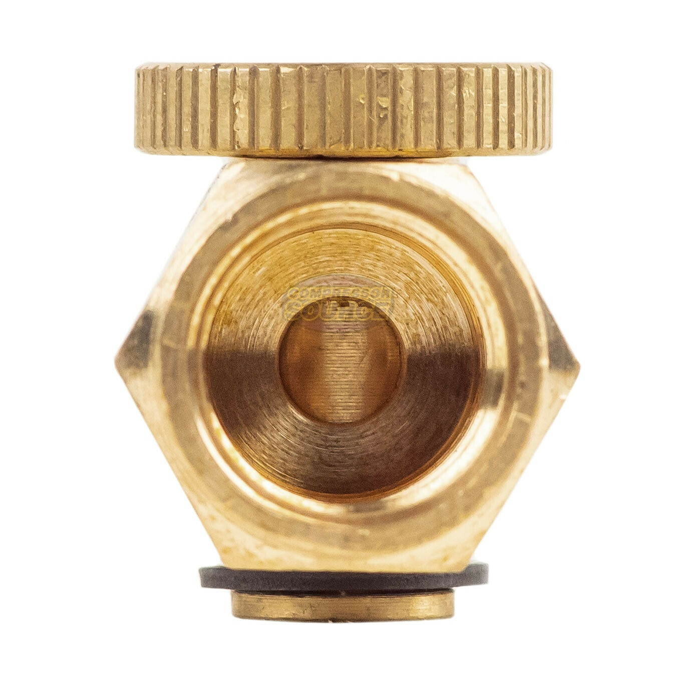 5PC 1/4 NPT Inline Regulator Solid Brass Compressed Air Pressure Valve Tool Mini