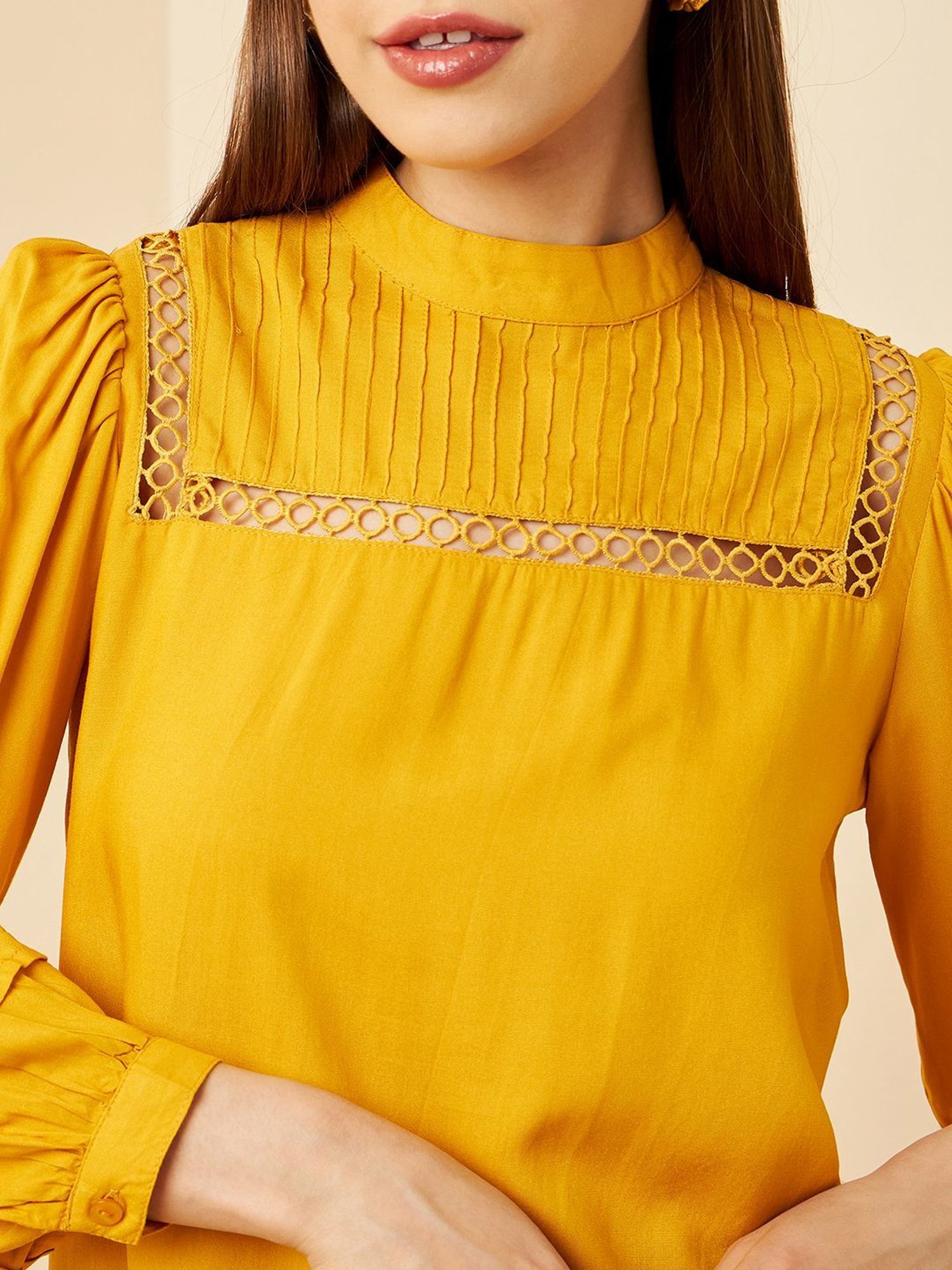 Rare Mustard Full Sleeves Top