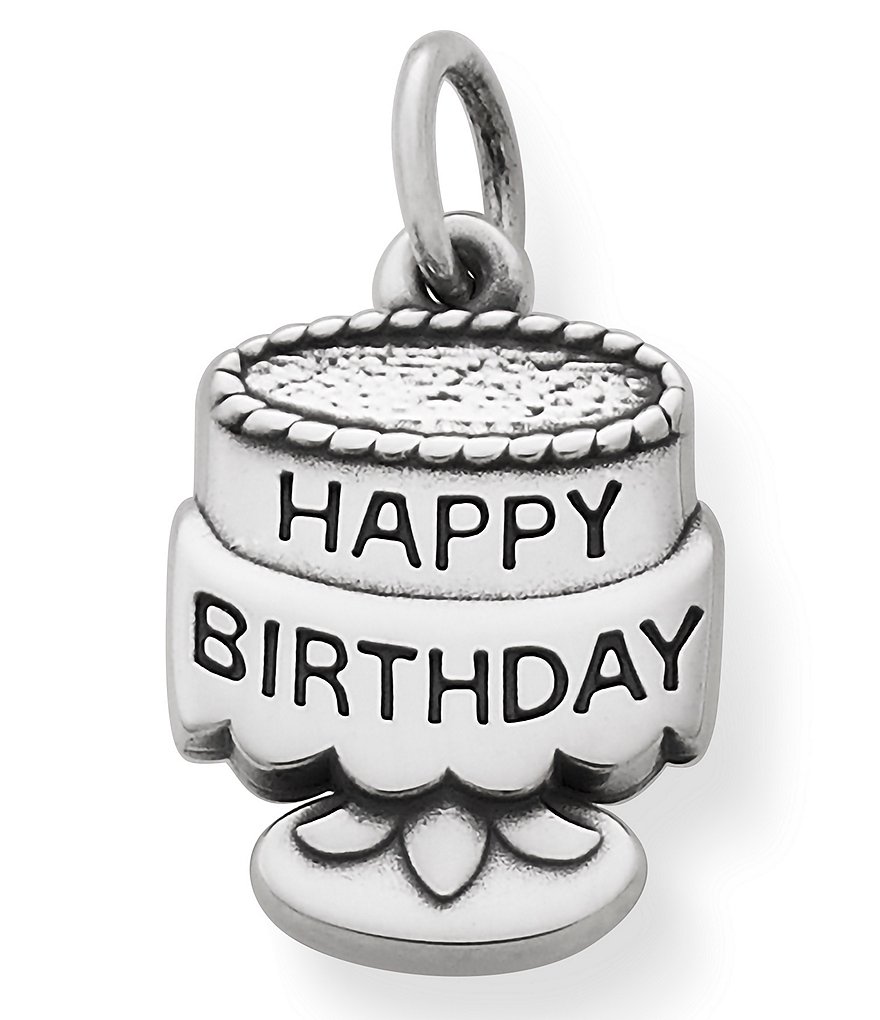 James Avery Sterling Silver Tiny Birthday Cake Charm