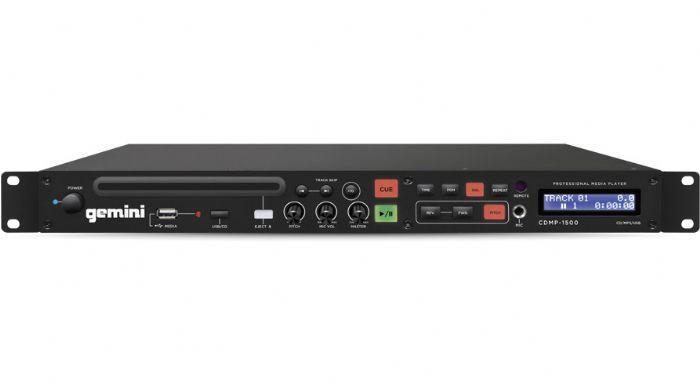 GEMINI CDMP-1500 1U Single CD/MP3/USB Player