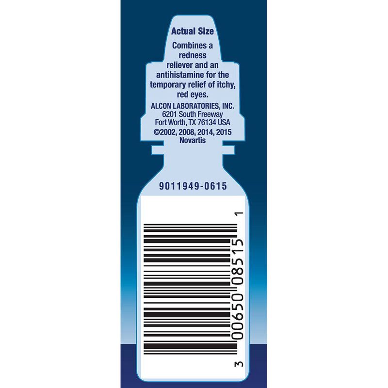 Alcon Naphcon-A Eye Allergy Relief Eye Drops - 0.5oz