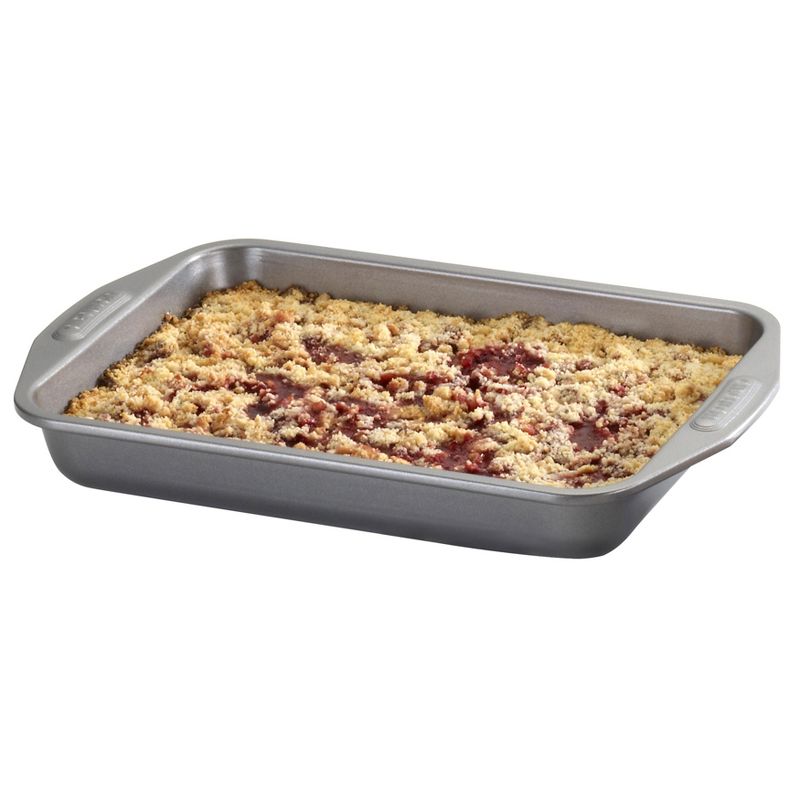 Anolon 54706  Advanced Nonstick Baking Pan / Nonstick Cake Pan, Rectangle  - 9 Inch x 13 Inch, Gray.