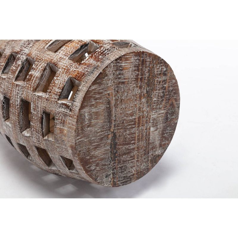 18" Hampton Side Table Weathered Walnut - Boraam