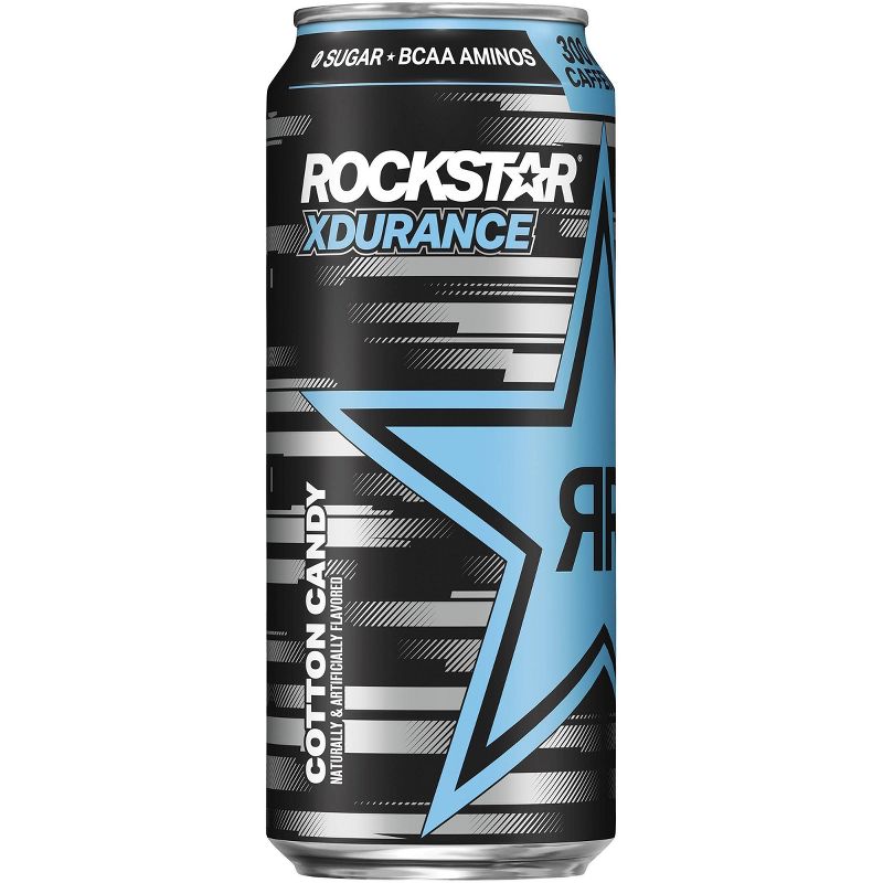 Rockstar Xdurance Cotton Candy Energy Drink - 16 fl oz can