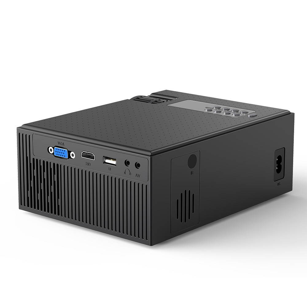 [Newest Version]Blitzwolf&reg; BW-VP1-Pro LCD Projector 2800 Lumens Phone Same Screen Version Support 1080P Input Dolby Audio Wireless Portable Smart Home Theater Projector AU Plug