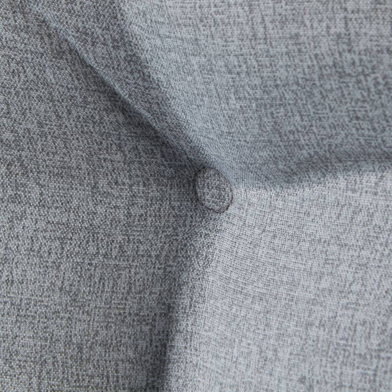 2pk Outdoor Bistro Seat Cushions Heather Gray - Kensington Garden