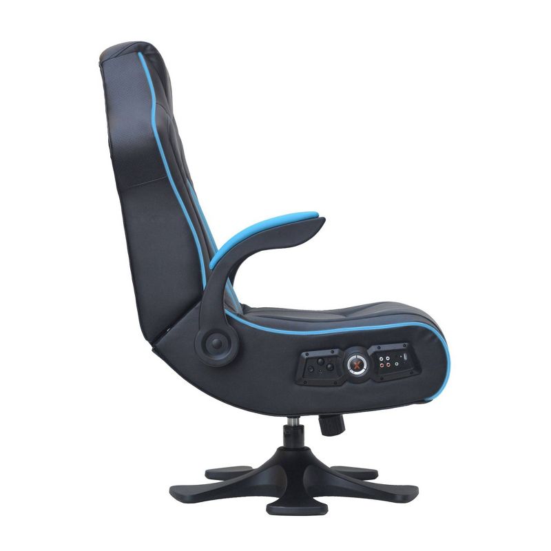 CXR4 Dual Audio Gaming Chair with Vibration Black/Teal - X Rocker