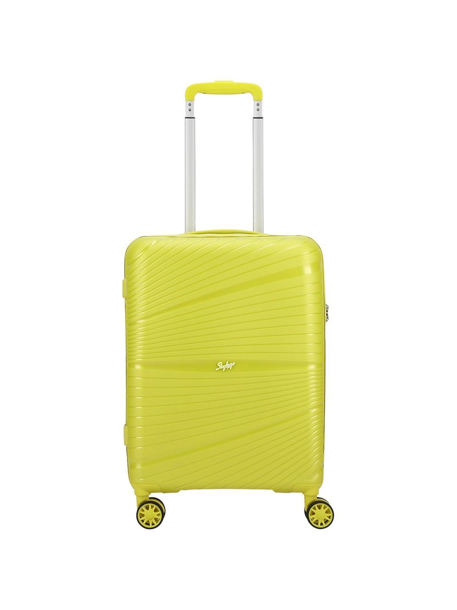 Skybags SKYLITE Yellow 8 Wheels Hard Cabin Trolley Bag 36