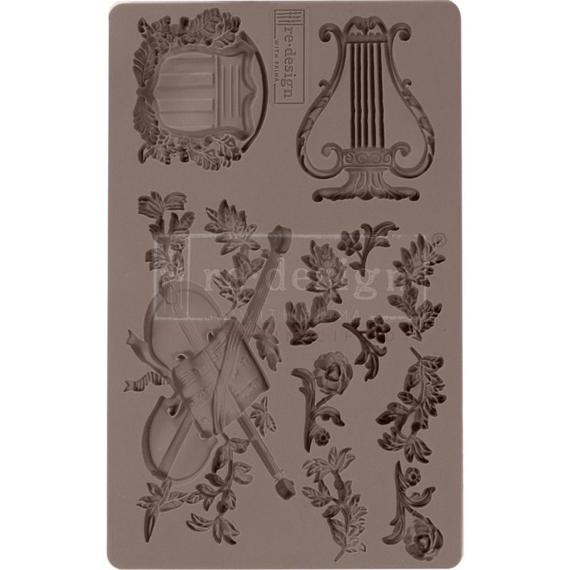 Prima Marketing Re-Design Mould 5"X8"X8mm-Musical Journey