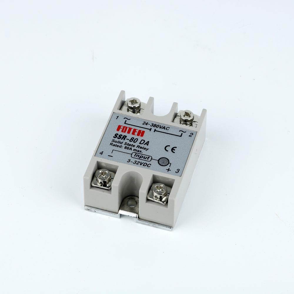 SSR-90DA DC-AC SSR Solid State Relay DC 3-32V to AC 24-380V Single-Phase 90A