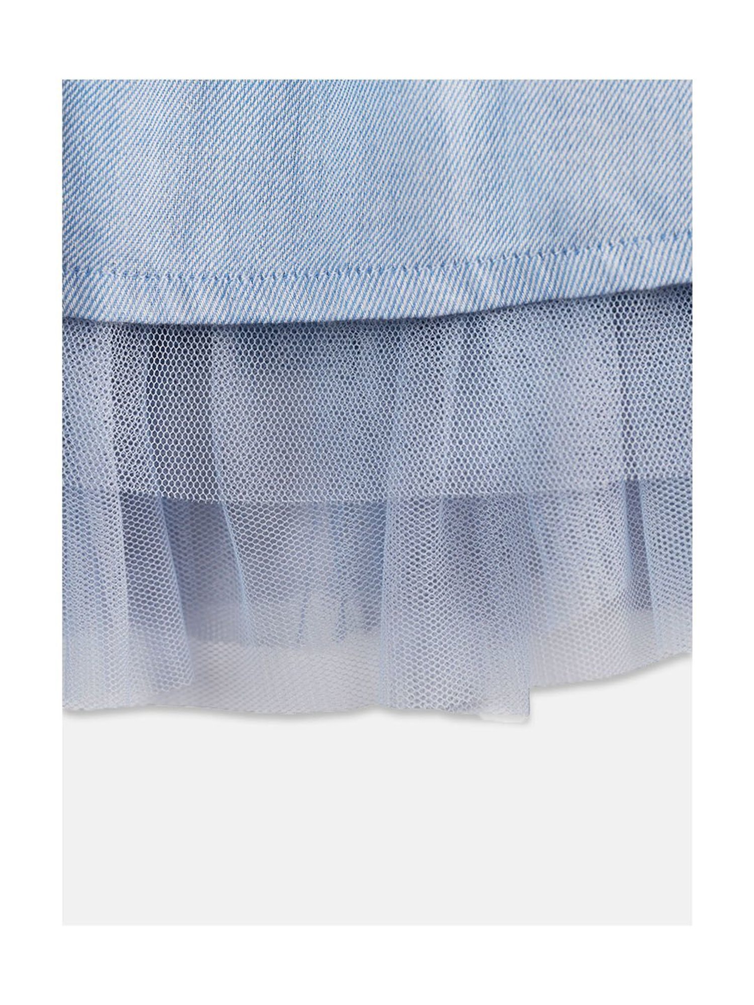 Angel & Rocket Kids Denim Solid Skirt