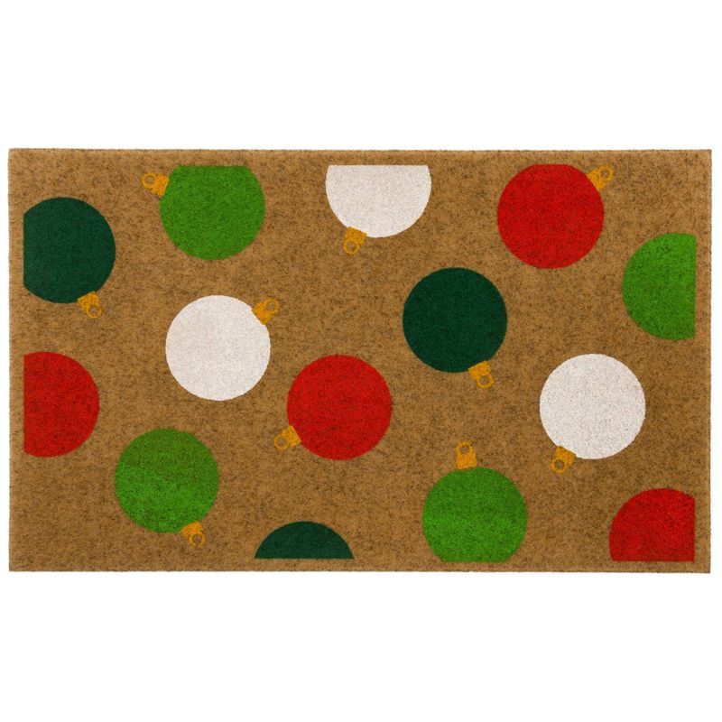 1'6"x2'6" Pinchededge Ornament Toss Door Mat - Mohawk
