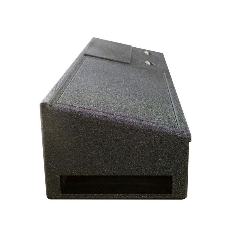 QPower QBGMCFF07208 8 Inch Dual Port Subwoofer Enclosure Box with Underseat Down Fire for GMC and Chevy Crew Cab 2007 to Current