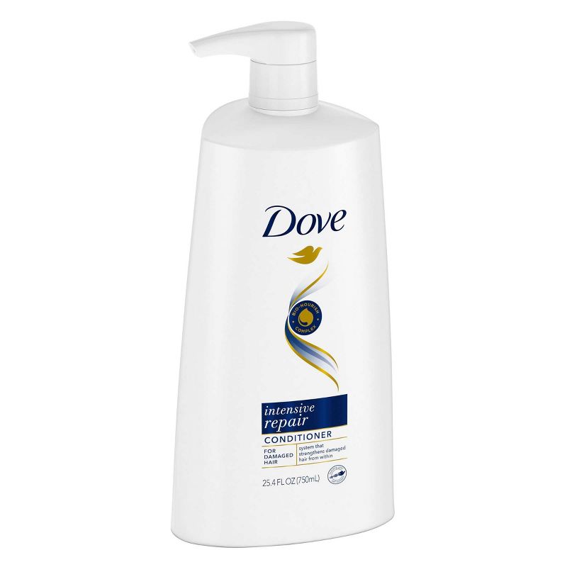Dove Nutritive Solutions Strengthening Conditioner with Pump for Damaged Hair Intensive Repair - 25.4 fl oz
