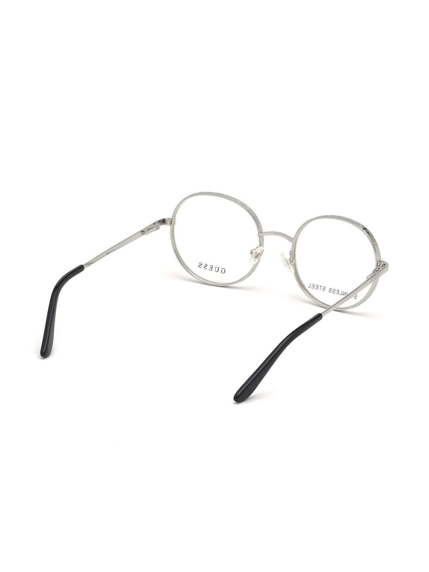 Guess Silver Round Eye Frames for Women