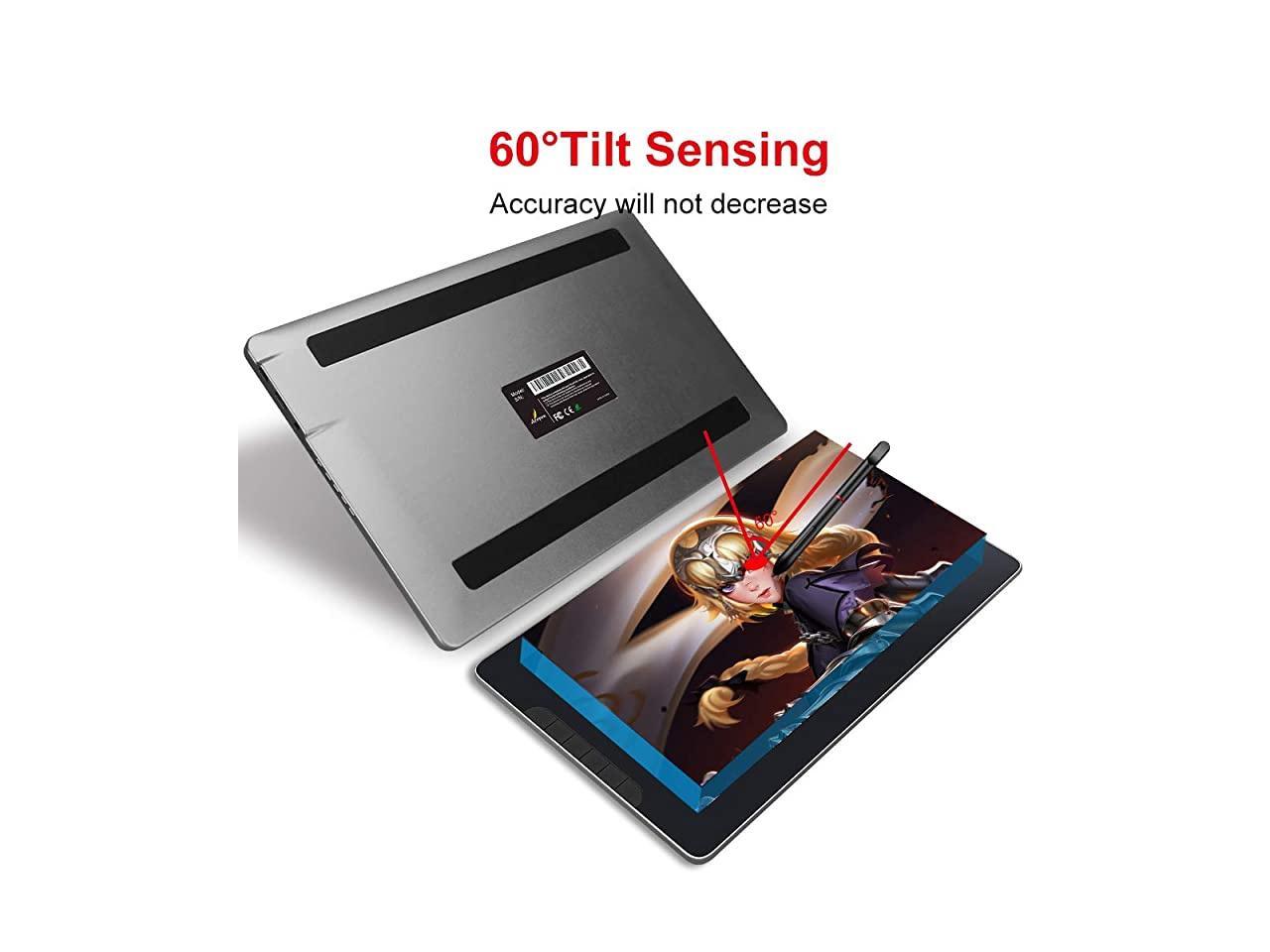 Mooiuu M13 Pro drawing tablet 13.3&rsquo;&lsquo; with screen with graphic tablet Graphic Monitor IPS 8192 Level Pen Pressure Drawing Pen Tablet with Colour gamut 88 sRGB 8 Express Keys and Adjustable Stand