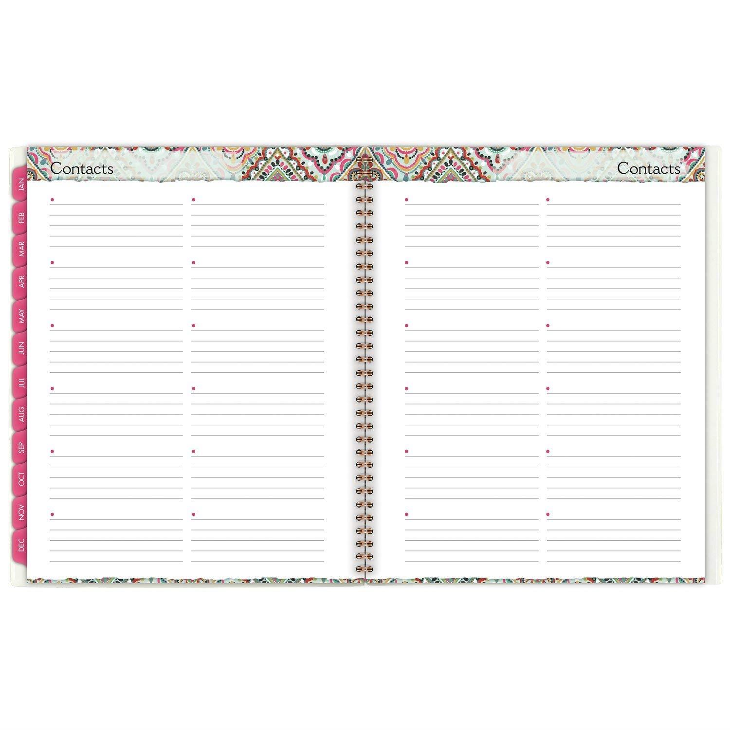 Cambridge 2019 Weekly & Monthly Planner, 8-1/2" x 11", Large, Marrakesh, Light Green (182-905)
