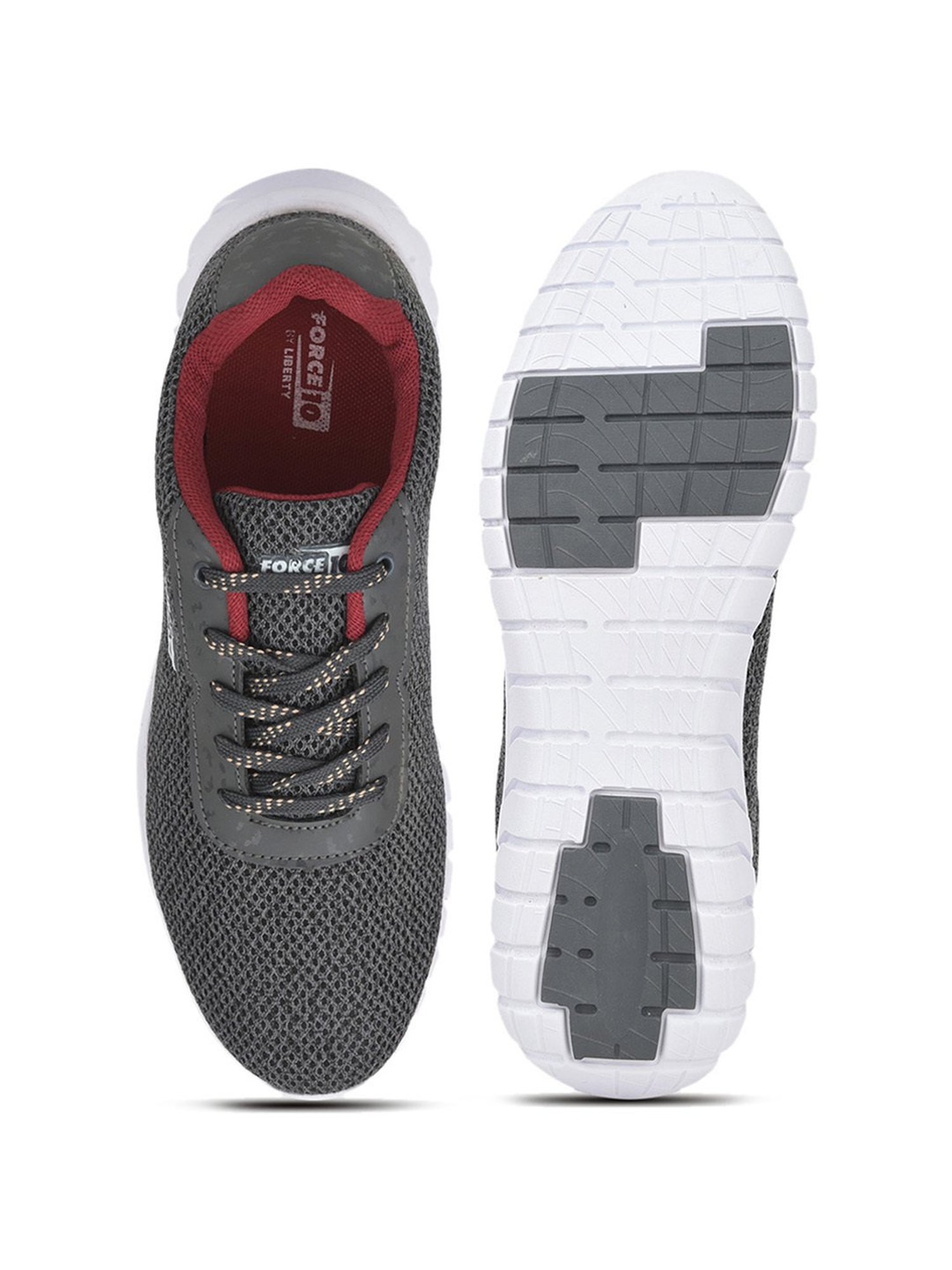 Force 10 by Liberty Men's GARRICK-E Grey Running Shoes