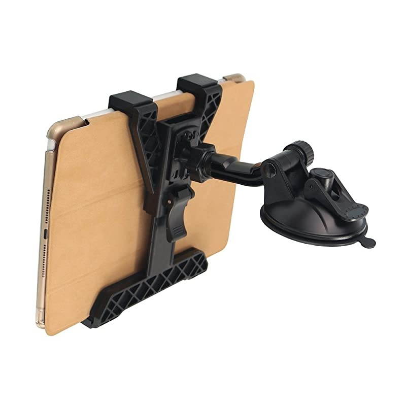 Car Tablet Mount HolderDash Tablet Holder for Car Windshield Dashboard Universal 360 Degree Rotation for iPad Mini 4321Samsung Galaxy Size7897105 inch TPU Suction Cup Viscosity Mount