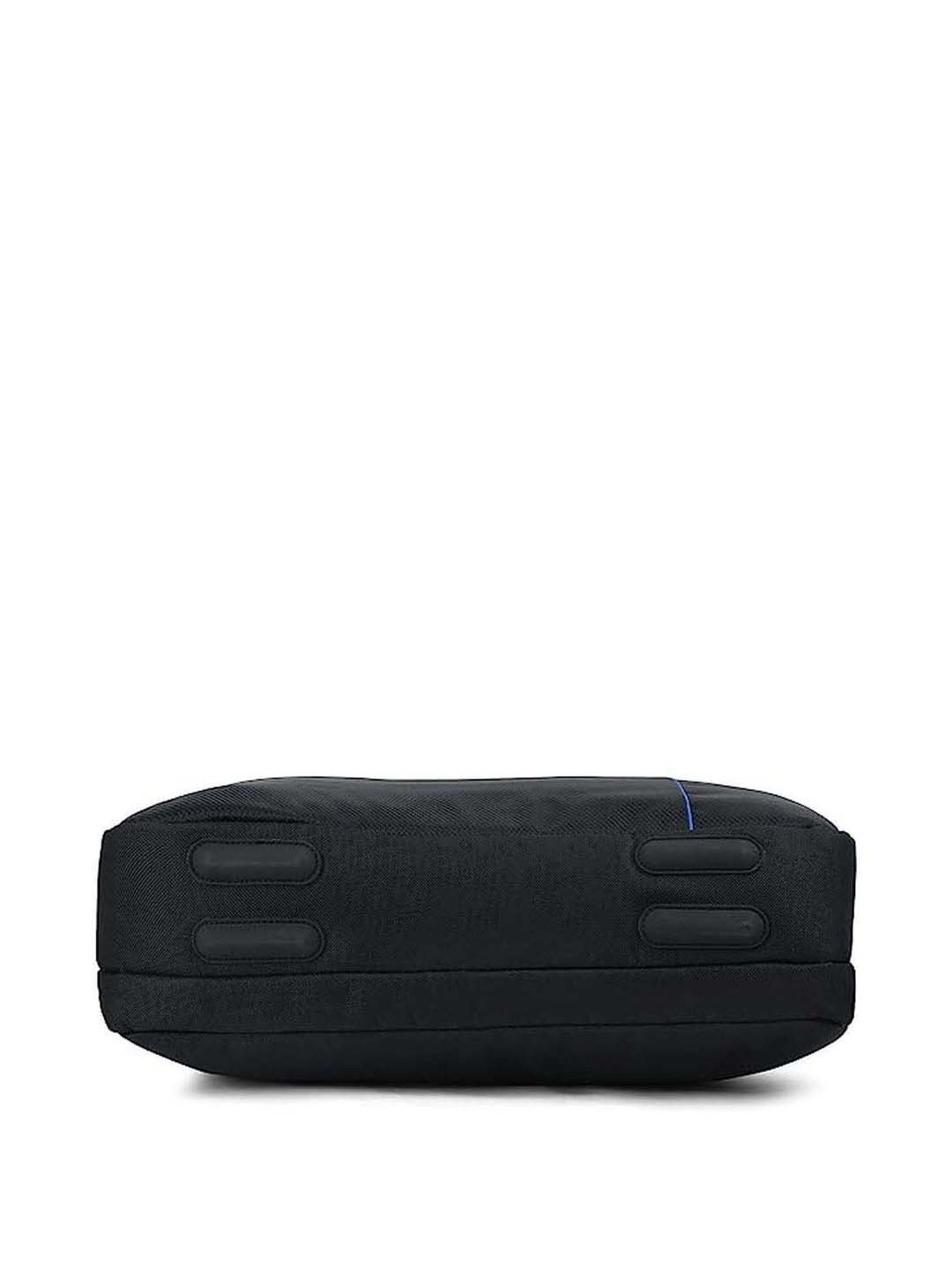 Priority Black Synthetic Large Messenger Bag