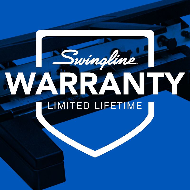 Swingline 40-Sheet Two-to-Four-Hole Adjustable Punch 9/32" Holes Black 74450