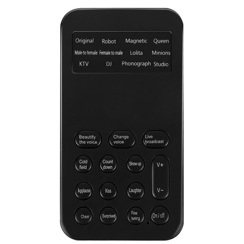 Voice Changer Scene Voice Change 8 Sound Effect Mini External Sound Card