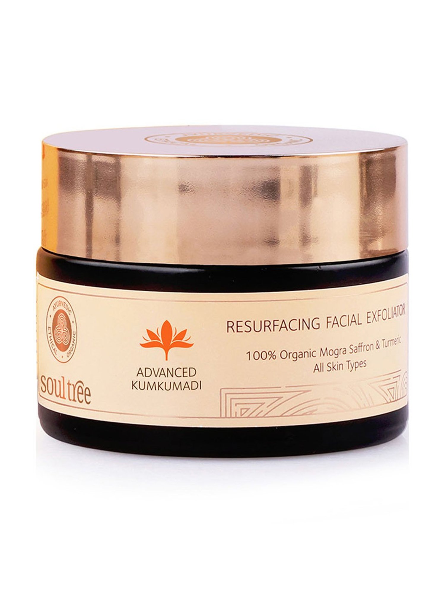 SoulTree Advanced Kumkumadi Resurfacing Facial Exfoliator - 50 gm