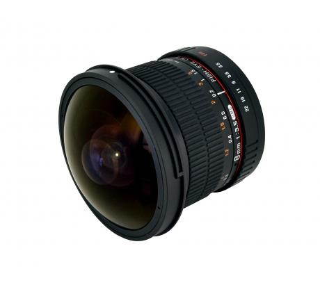 Rokinon 8mm f/3.5 HD Fisheye Lens with Removable Hood for Nikon #HD8M-N