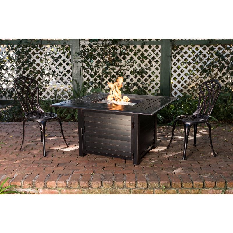 Palmetto Aluminum Square LPG Fire Pit - Fire Sense