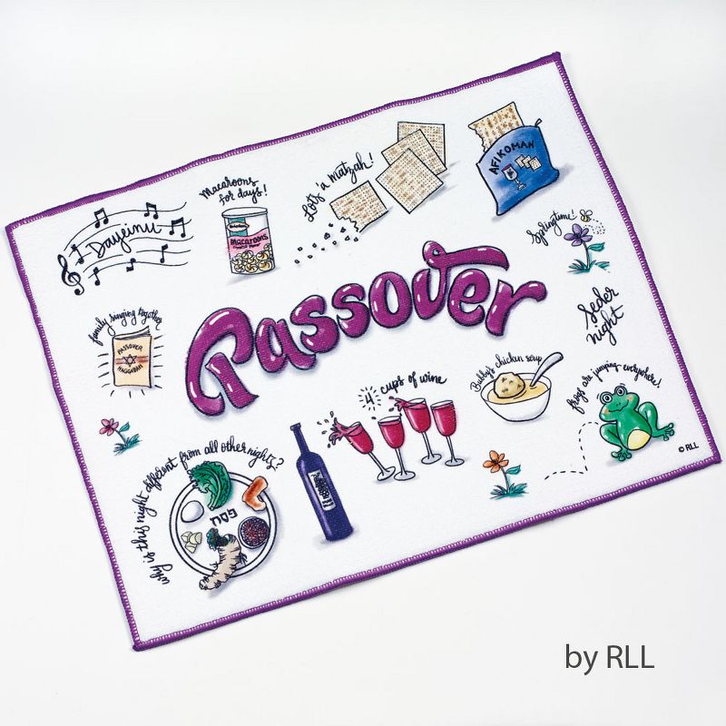Rite Lite 19" Passover Potpourri Drying Mat - White/Purple