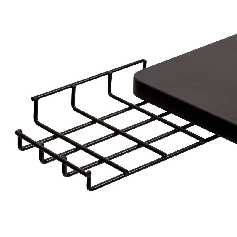 41.7"x23.3" Airlift Gaming E Sports Computer Desk Black - Seville Classics