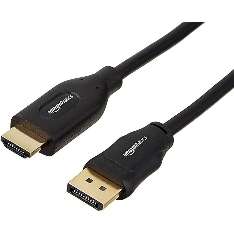 Basics Uni-Directional DisplayPort to HDMI Display Cable - 10 Feet