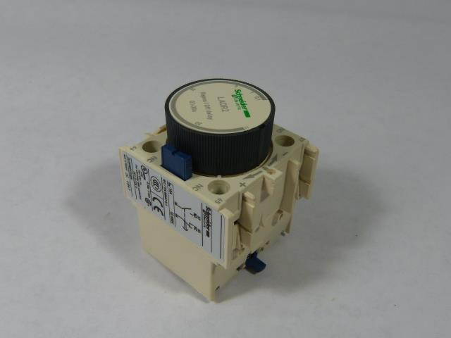 SCHNEIDER ELECTRIC LADR2 IEC Timer Module,1NO/1NC,.1 to 30sec