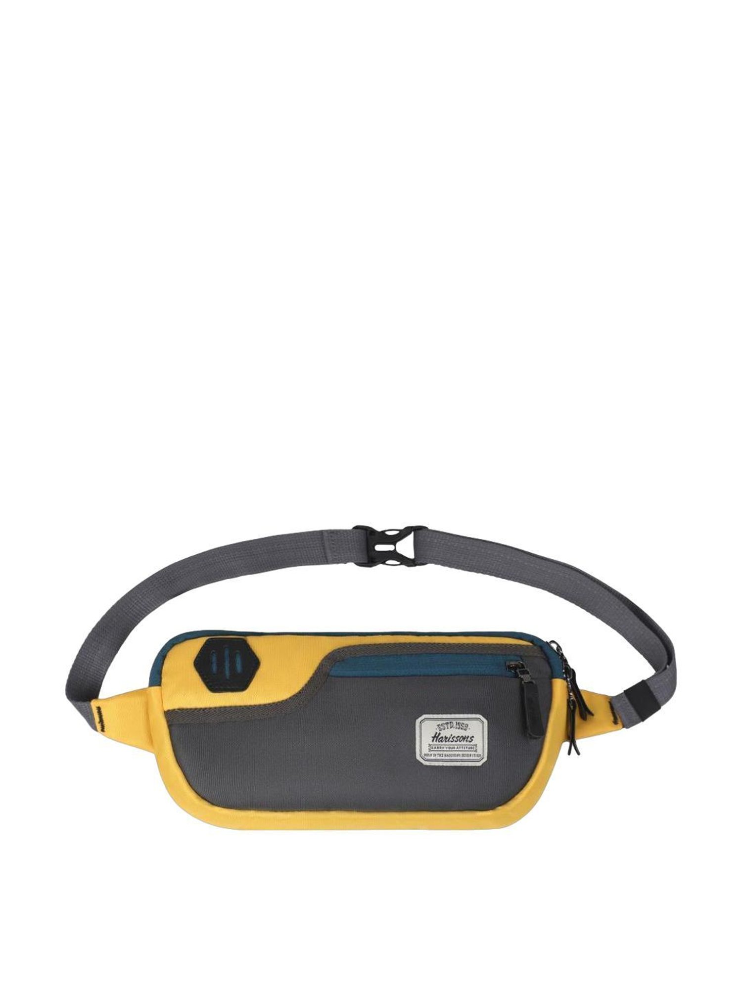 Harissons Dgrey Polyester Solid Waist Pouch