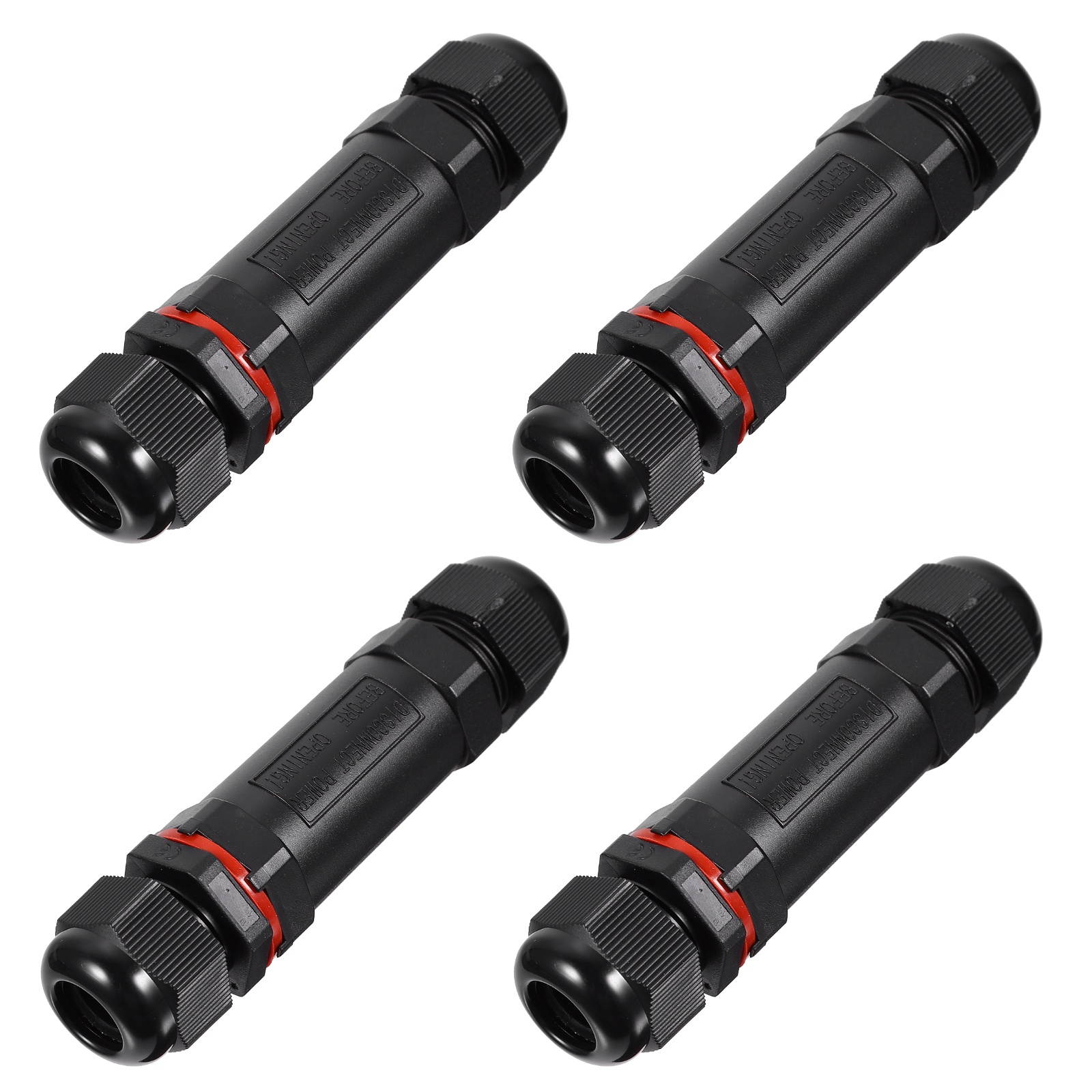 4pcs Waterproof Connector Prime High Quality Sturdy Durable Joint Adapter for Outdoor