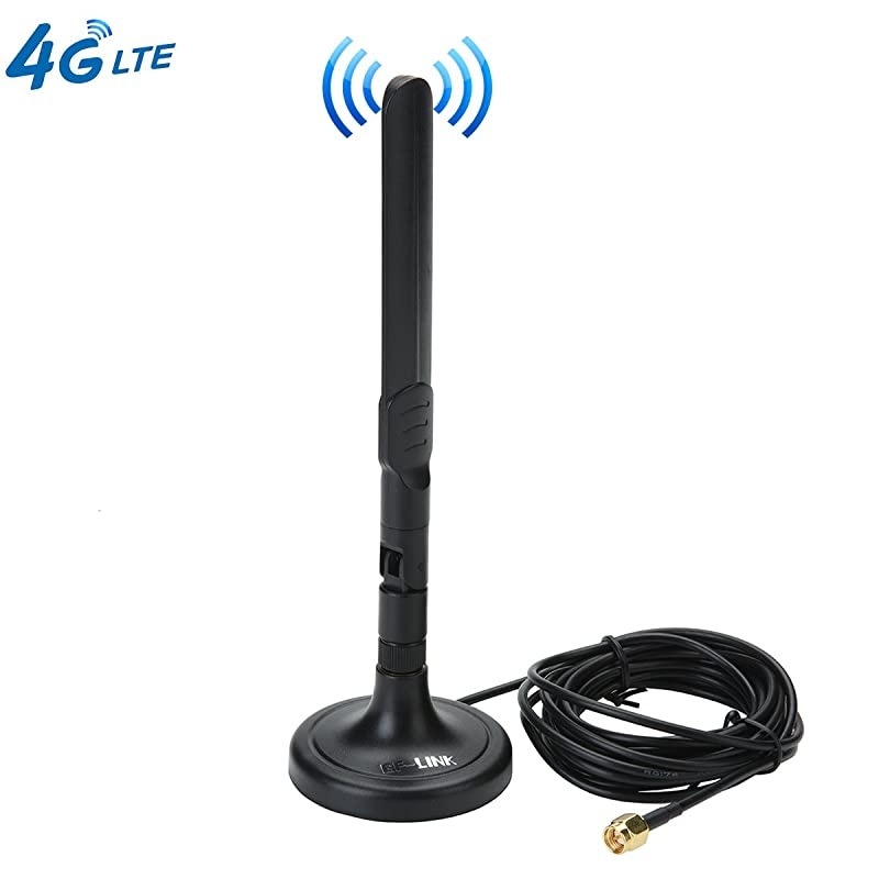 4G LTE Antenna SMA Male Magnetic 3dBi GSM Antennas with Magnetic Sucker for Mobile Phone Signal Enhancer Repeater