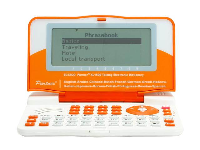 ECTACO Partner XL-1500 Multilingual Talking Dictionary