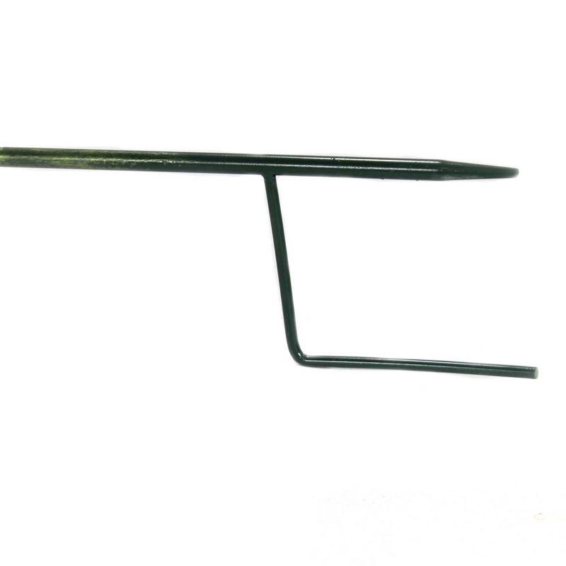 Home & Garden 31.0" English Rose Stake Teal Garden Accent Regal Art & Gift  -  Decorative Garden Stakes