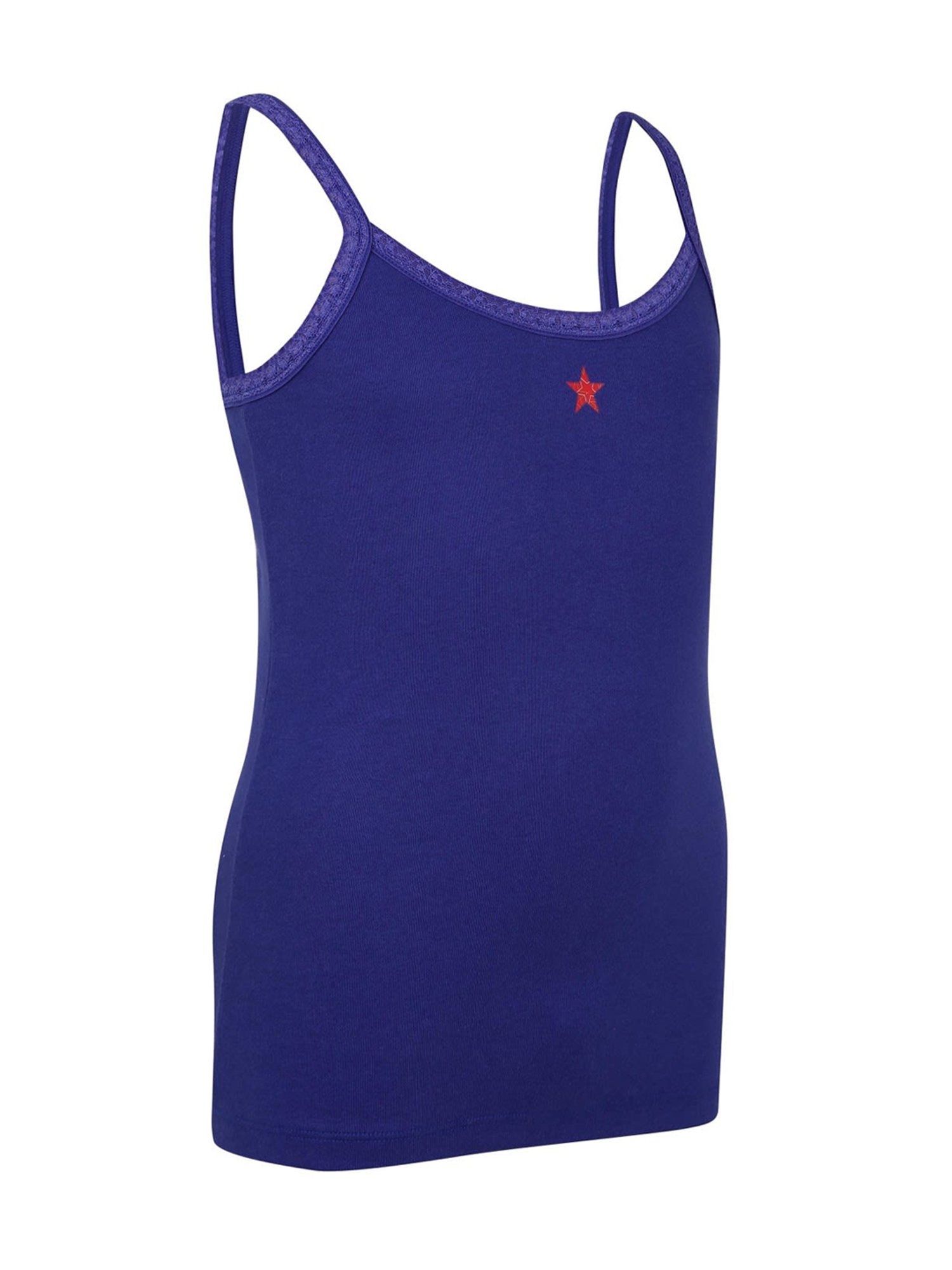 Jockey Kids Blue Solid UG50 Camisole