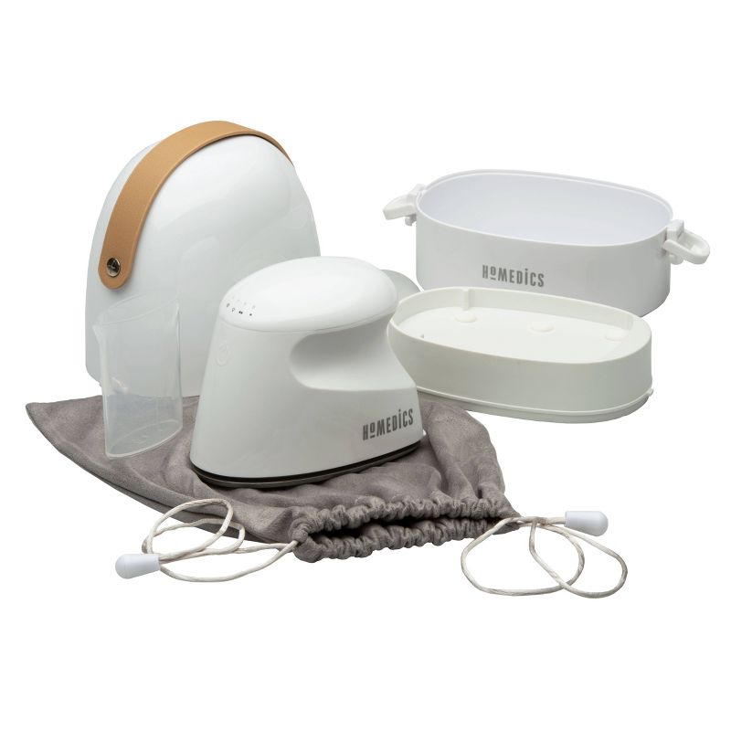 HoMedics Perfect Steam Professional Mini Garment Steamer And Iron White