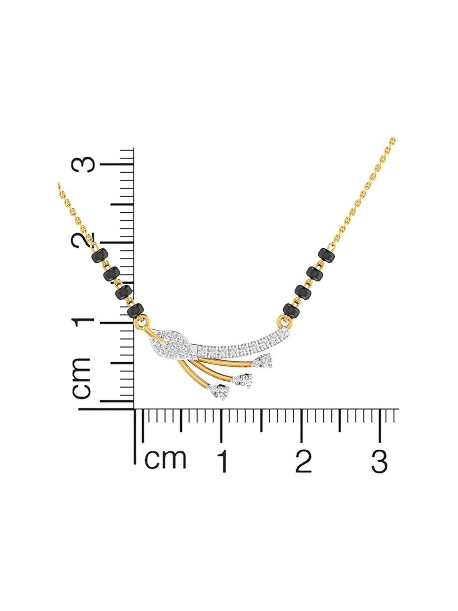 Waman Hari Pethe Jewellers 18k Gold & Diamond Mangalsutra for Women