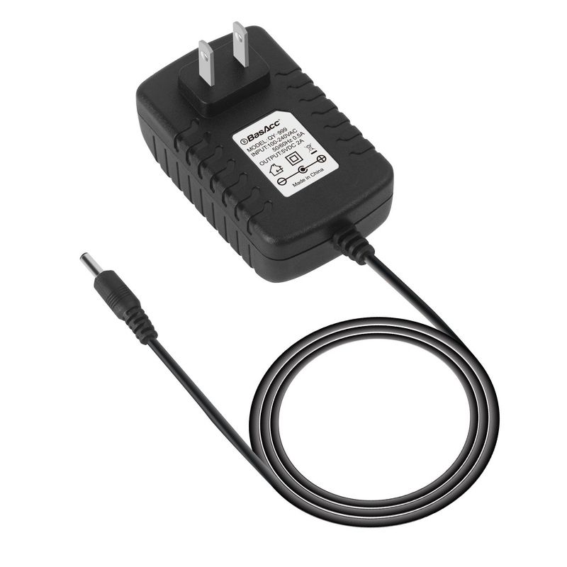 BasAcc 5V 2A AC Wall Power Adapter, Black