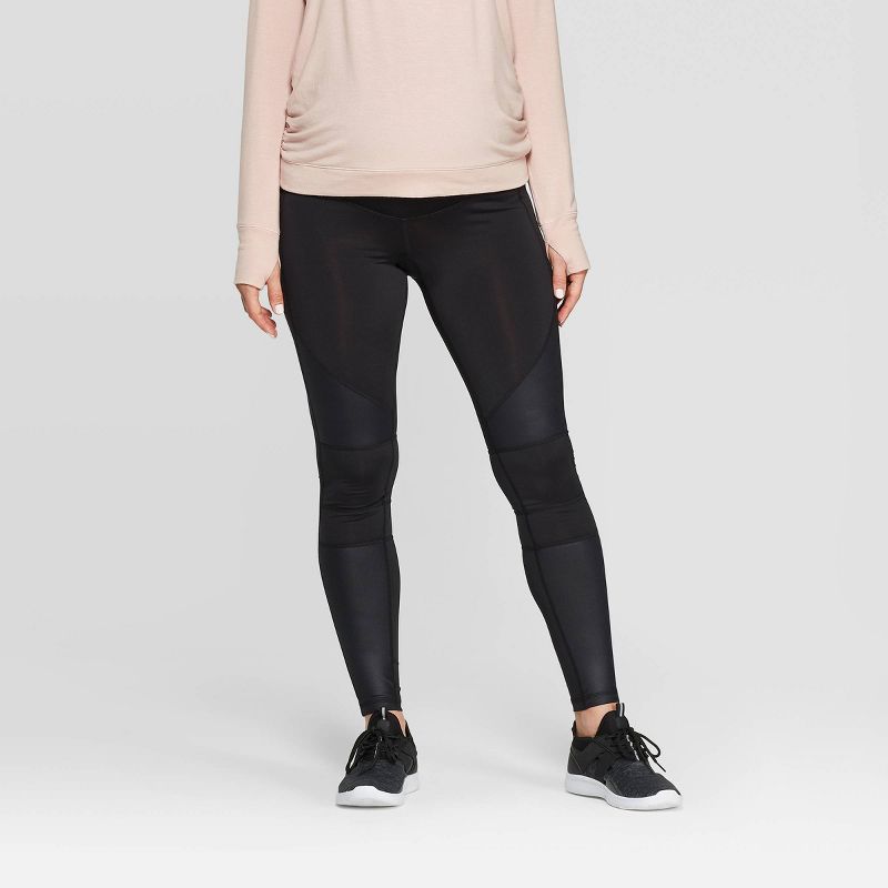 Maternity Moto Leggings - Isabel Maternity by Ingrid & Isabel™ Black XXL