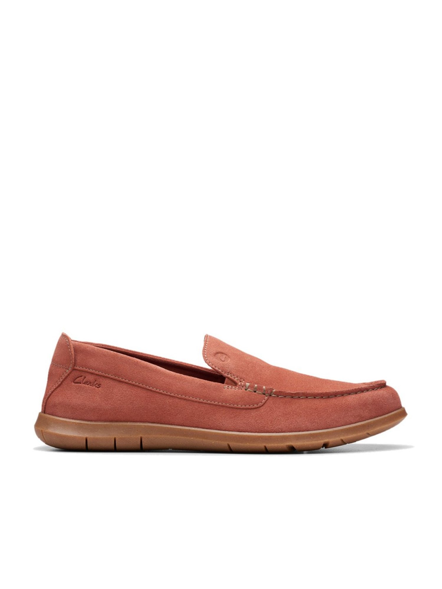 Clarks Men's Flexway Step Red Loafers