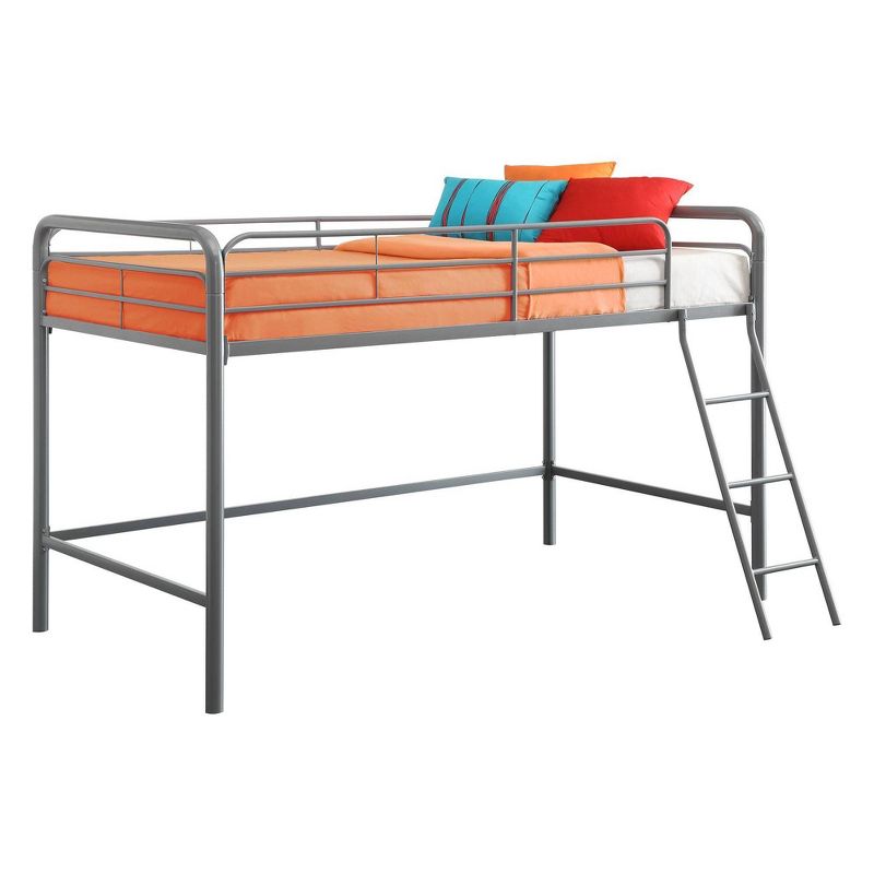 Adeline Junior Metal Loft Bed Silver - Room & Joy