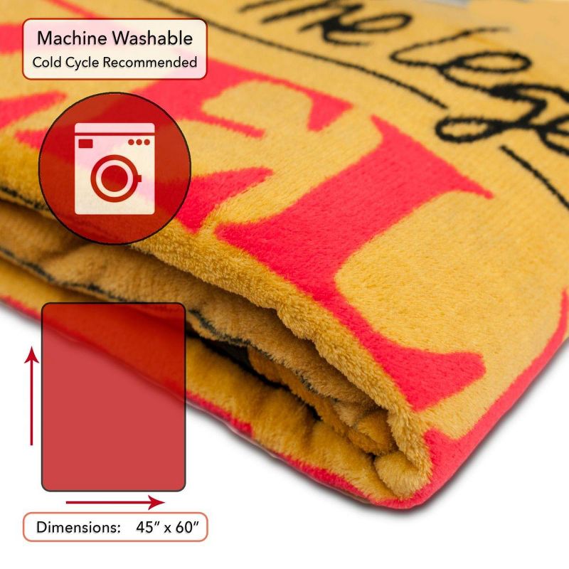 Franco Manufacturing Co Nintendo The Legend of Zelda Gold Cartridge Lightweight Blanket | 45 x 60 Inches