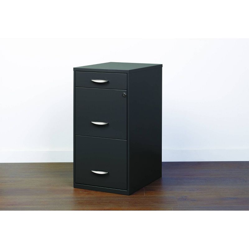 Office Designs 3 Drawer File Cabinet Letter size Gray
