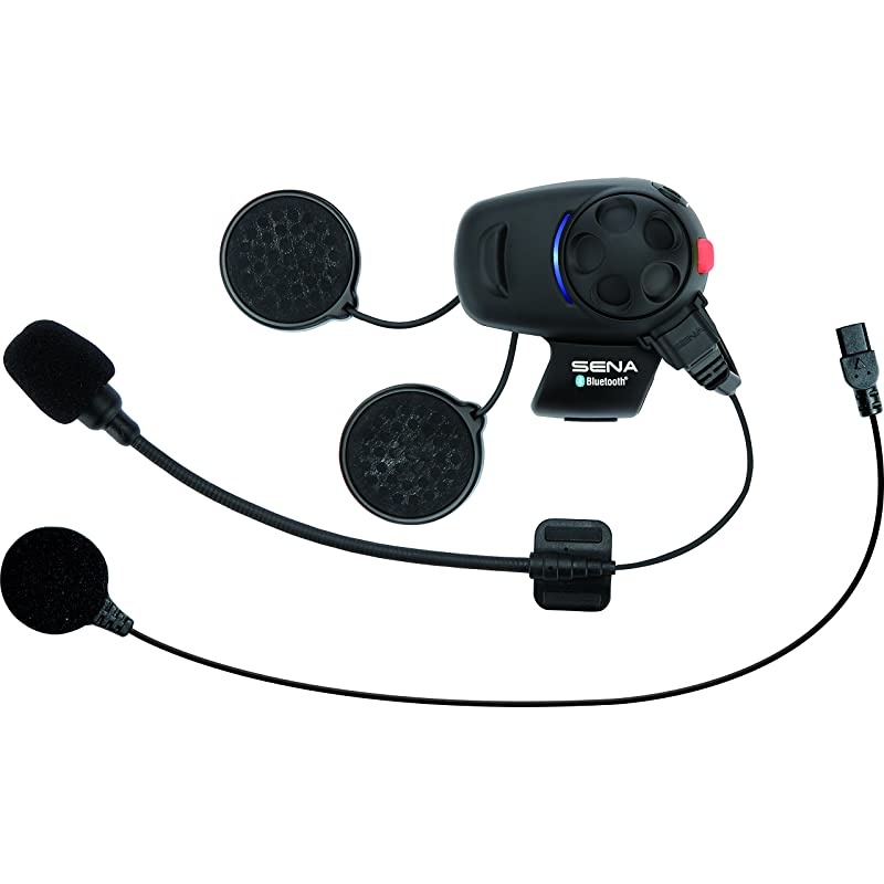 SMH5D-UNIV Bluetooth Headset and Intercom for Scooters/Motorcycles with Universal Microphone Kit (Dual Pack)
